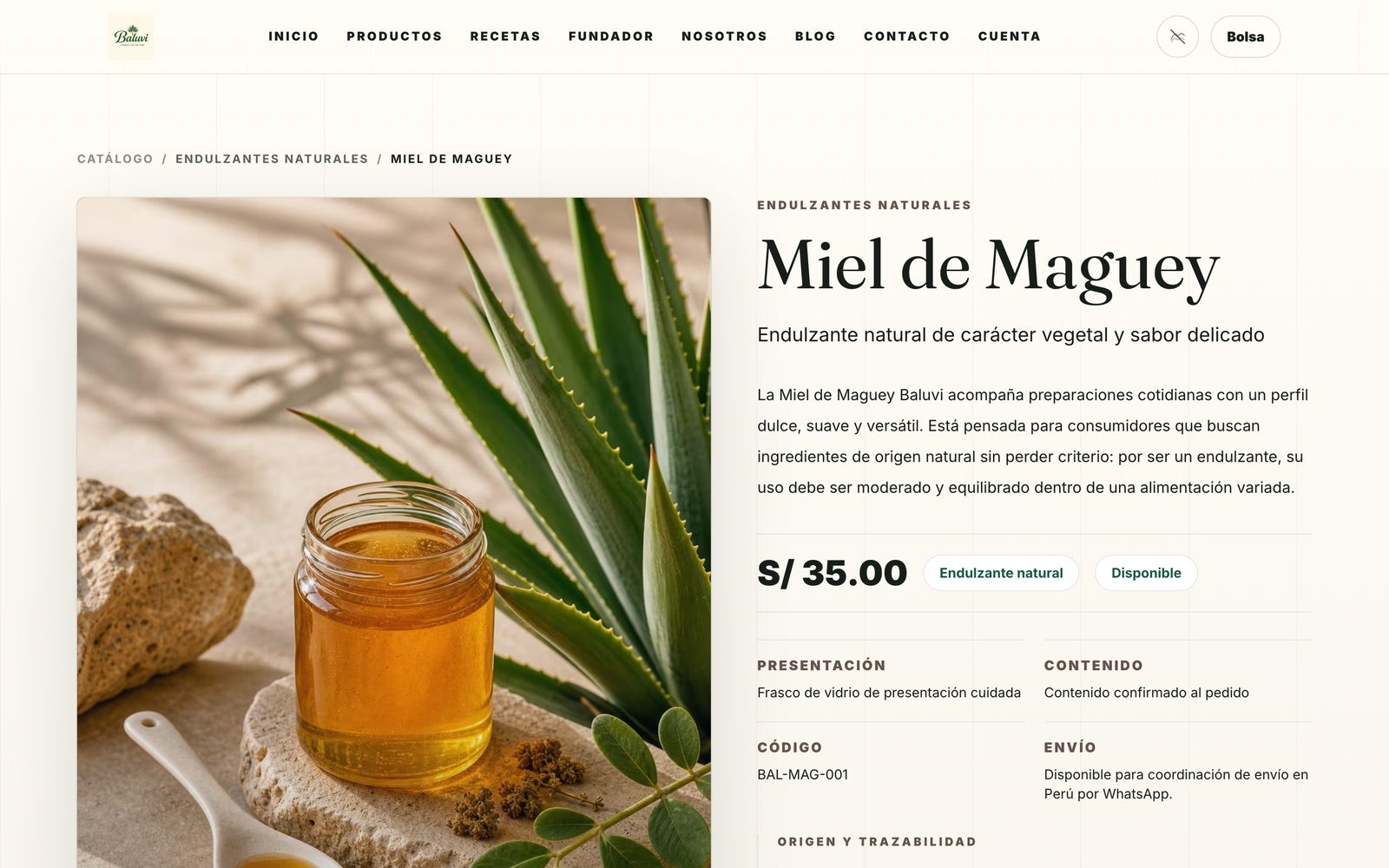 Catalogo e scheda prodotto