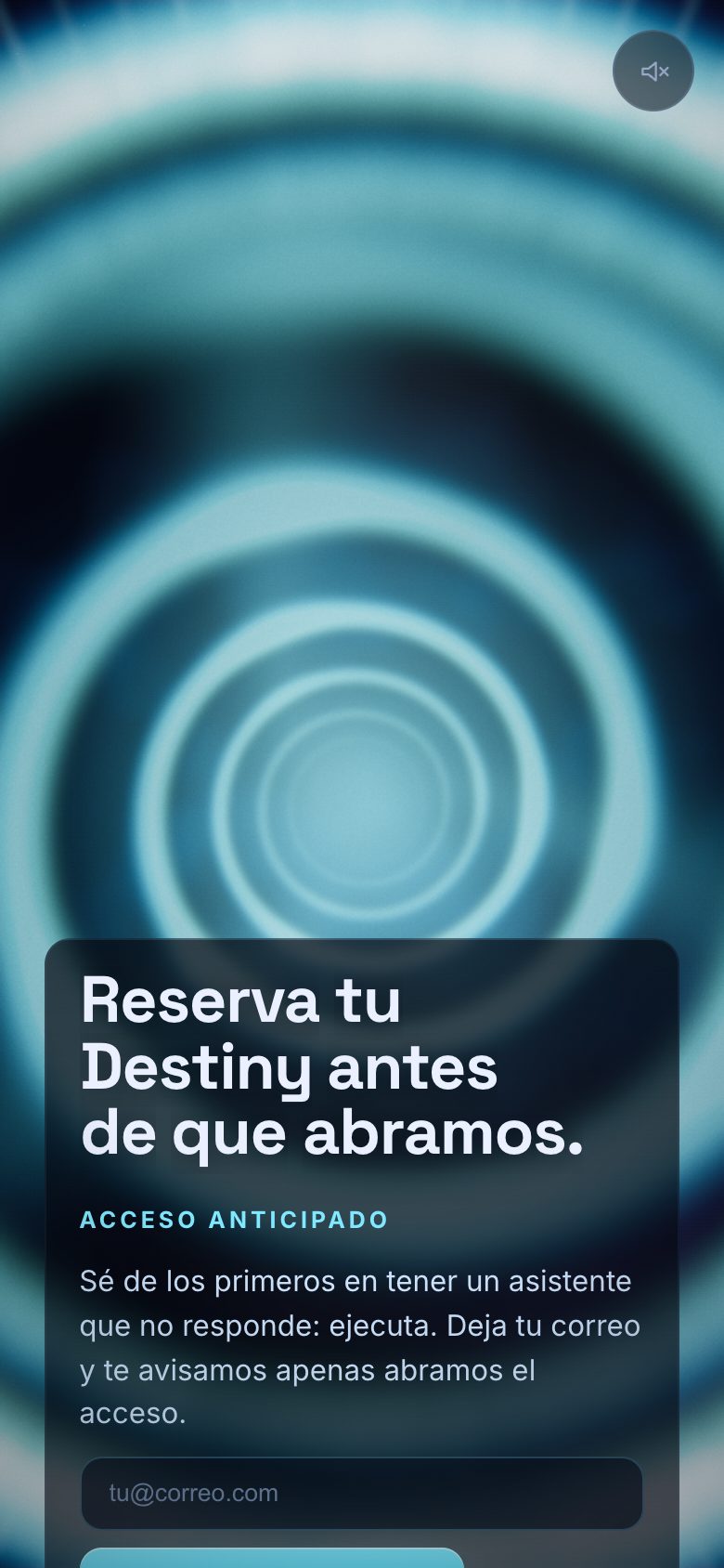 Portal de acesso antecipado