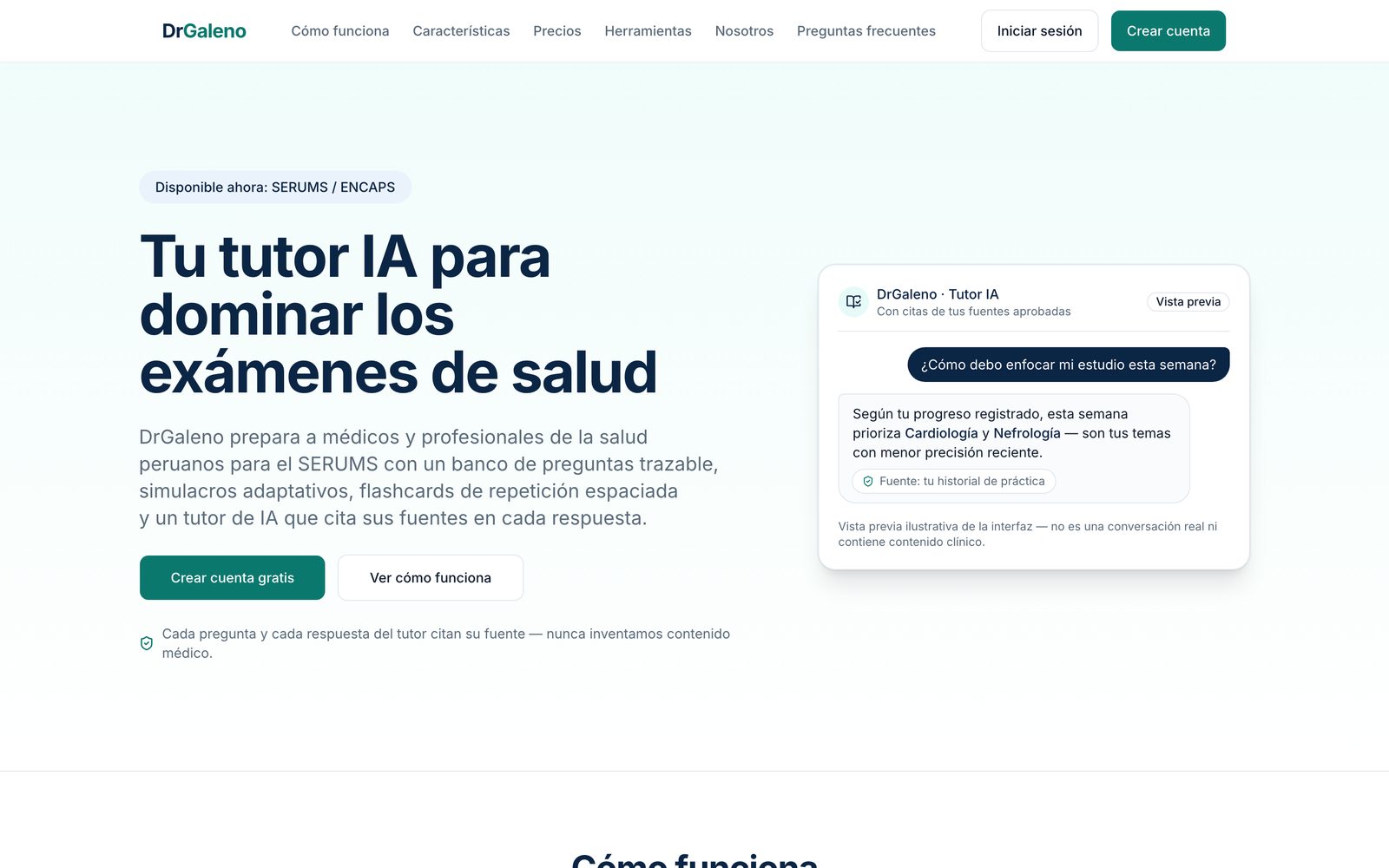 Screenshot di DrGaleno