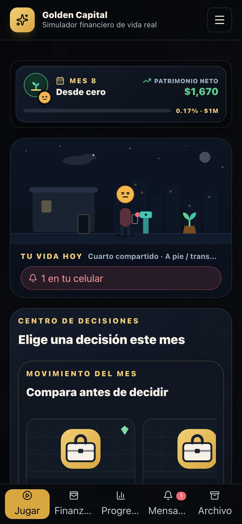 Partida no celular