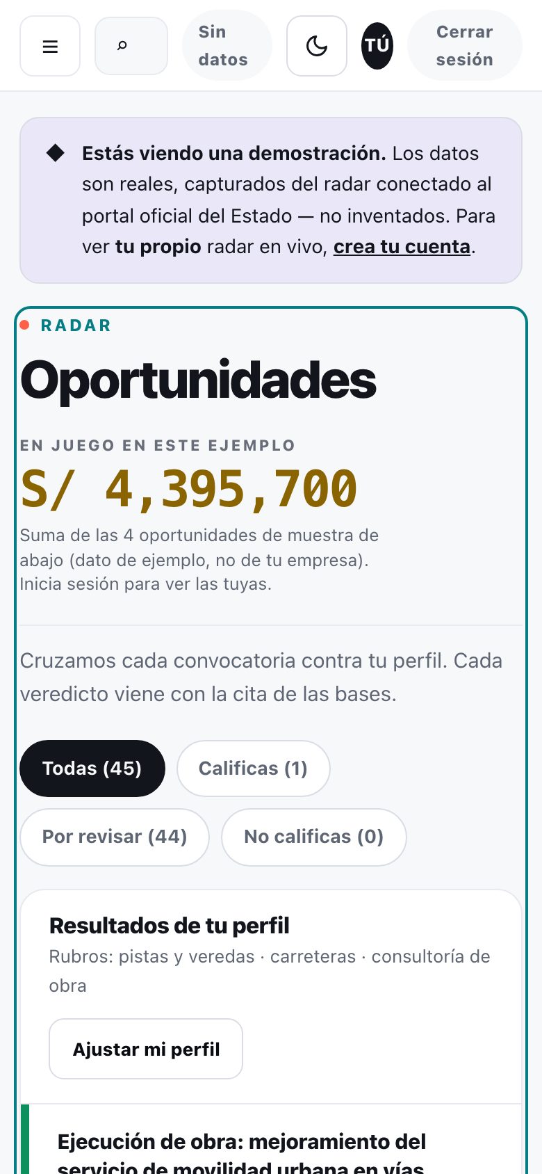 Opportunità sul cellulare