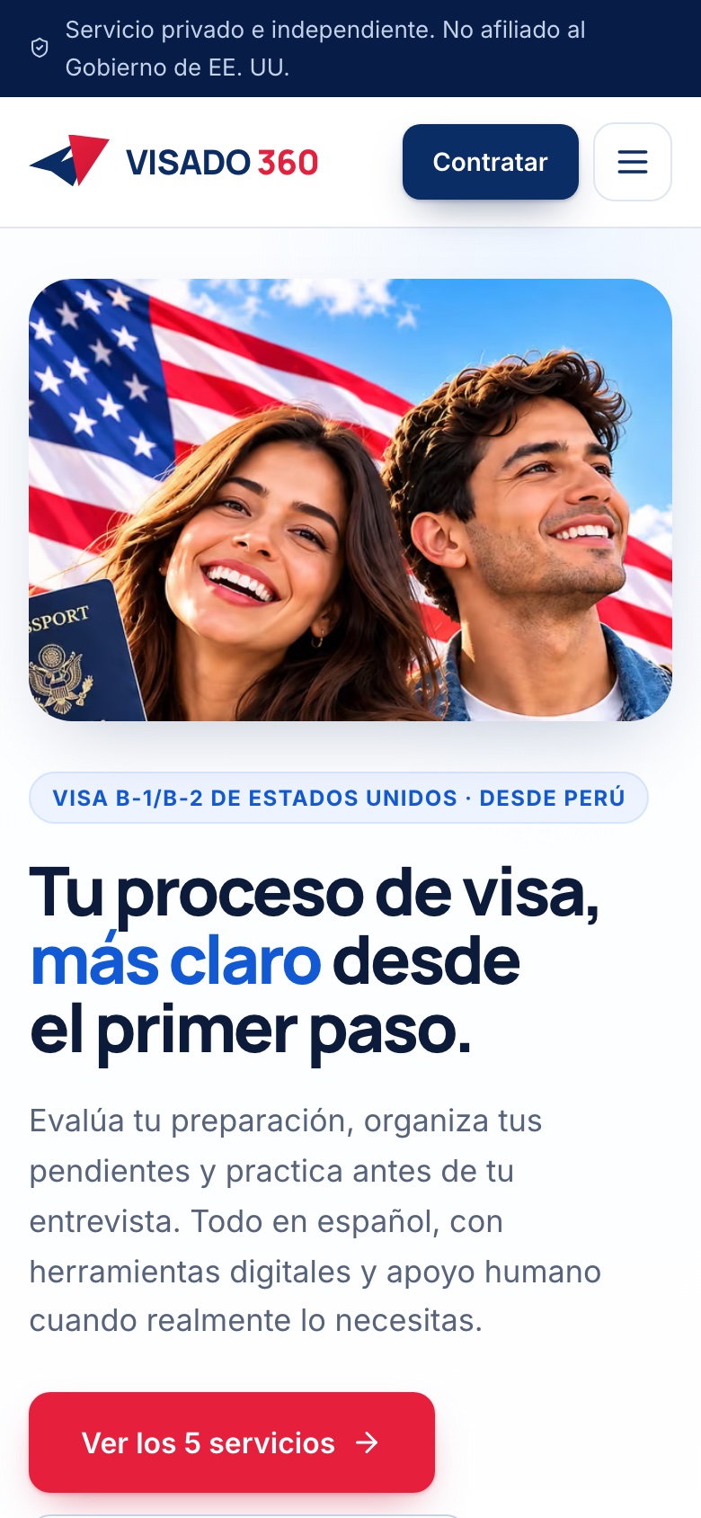 VISADO 360 su smartphone