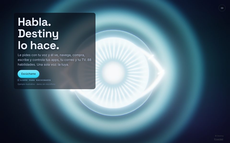 Captura adicional de Destiny — Web 3D