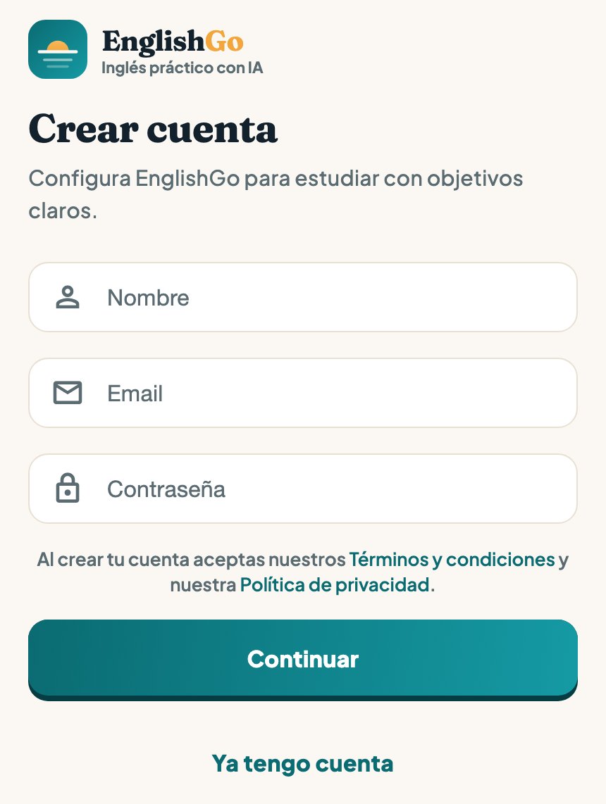 Captura adicional de EnglishGo