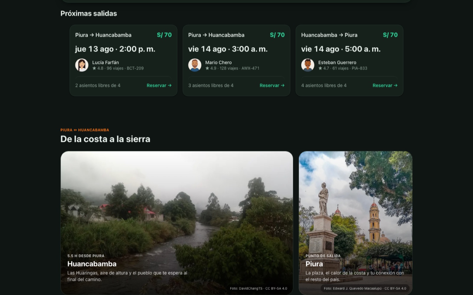 Captura del producto Conductores Pro