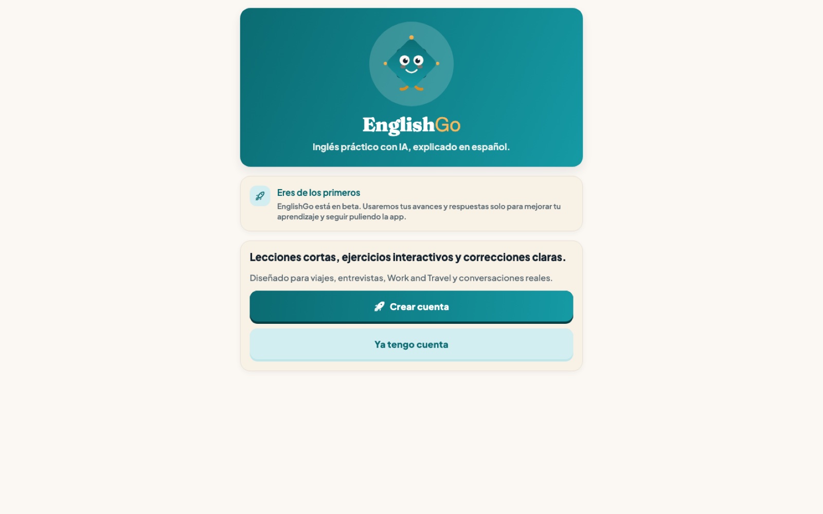 Captura del producto EnglishGo